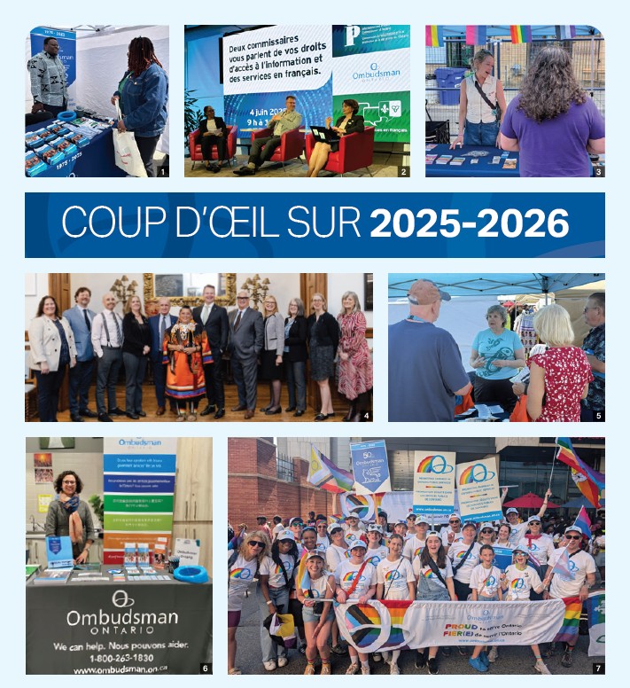 Collage de photos de divers événements