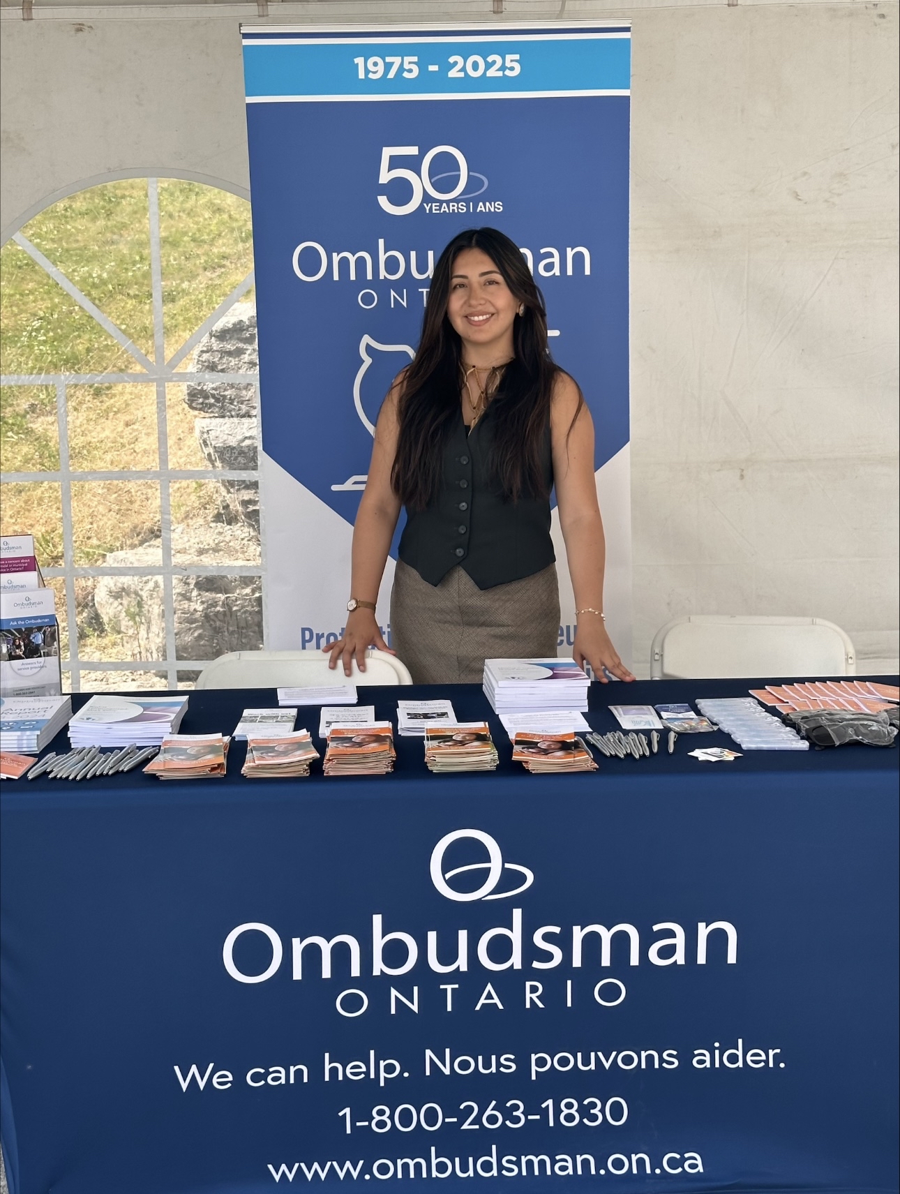 staff at our booth at the Chiefs of Ontario Annual Assembly