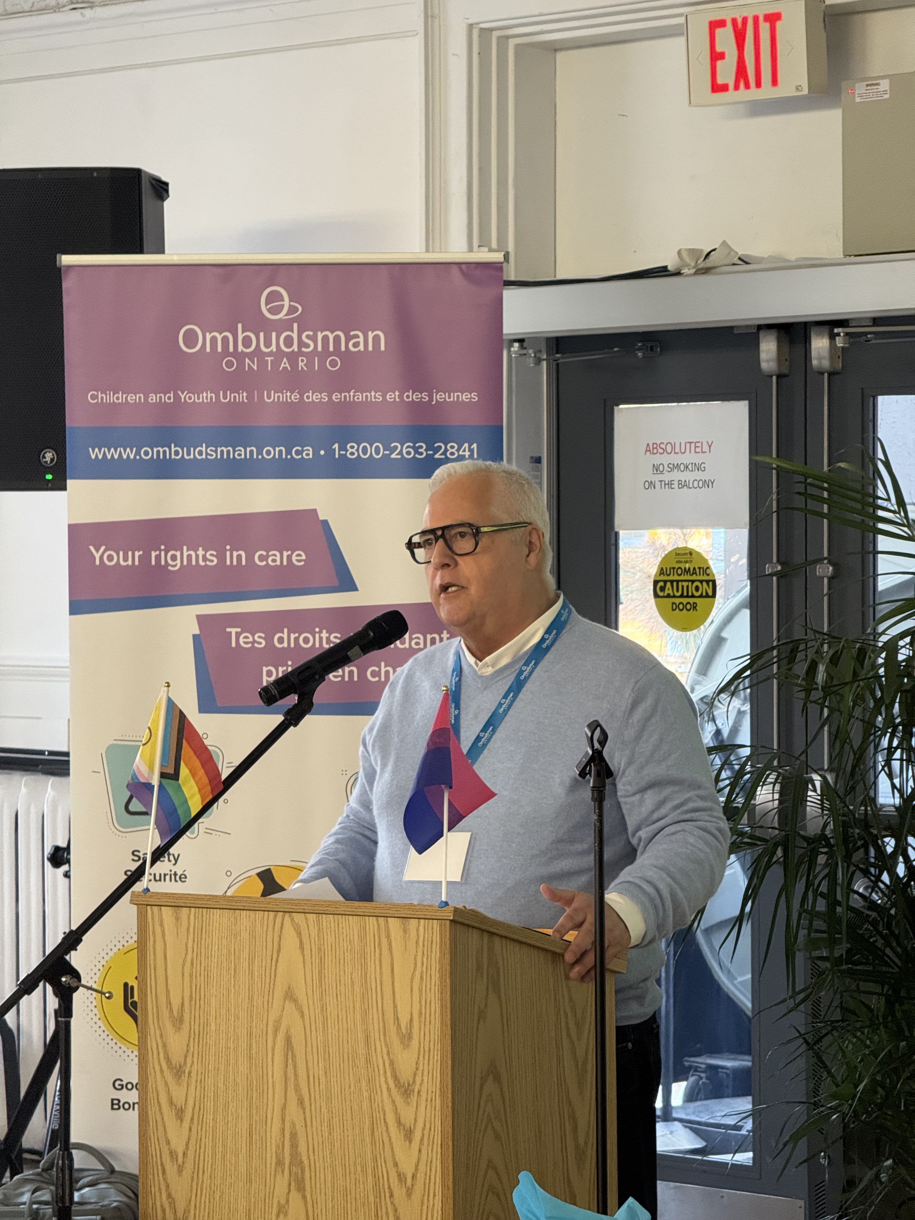 Ombudsman at the Opening the Children and Youth Unit’s Rights Conference for 2SLGBTQIA+ Youth