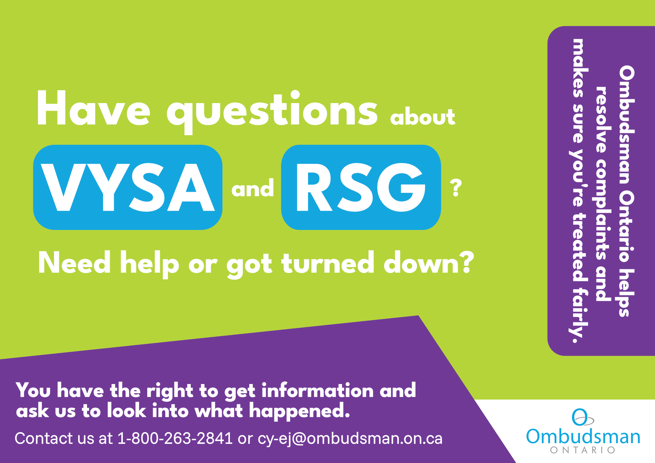 Link to VYSA/RSG card