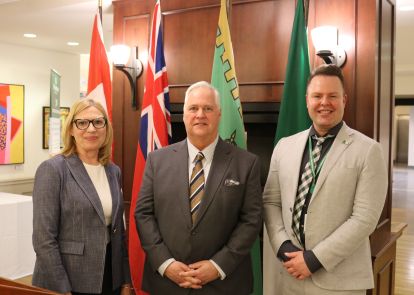 Barbara Finlay, Paul Dubé and Carl Bouchard