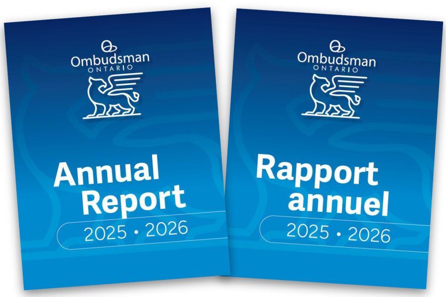 English and French covers of the 2025-2026 Annual Report