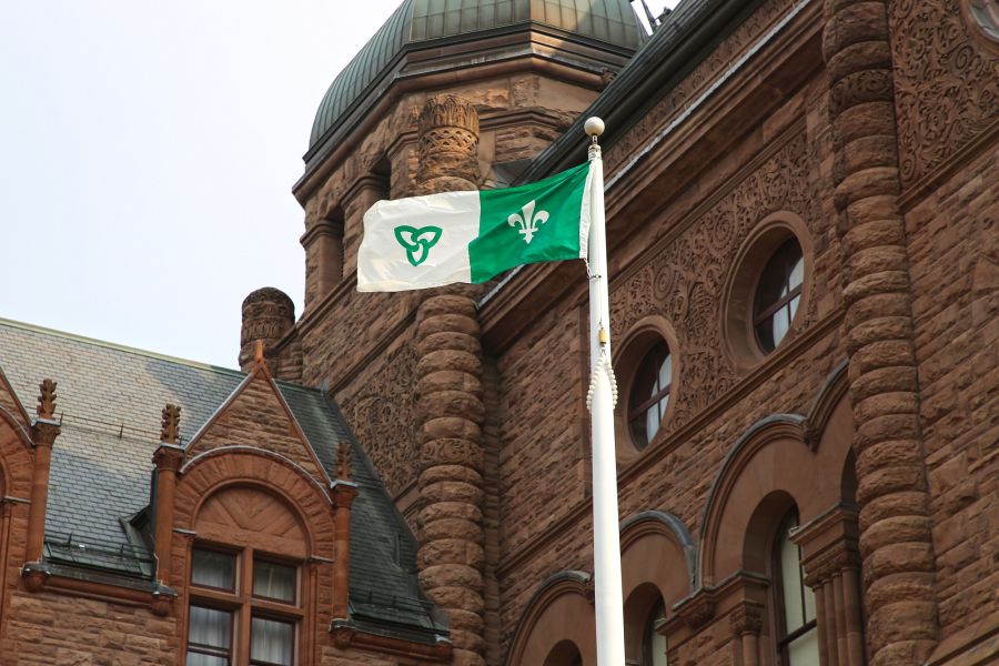 Franco-Ontarian flag